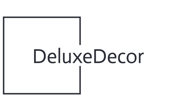 Brand logo for "DeluxeDecor"